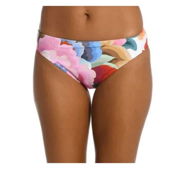 La Blanca Women's Hipster Swimsuit Bottom Floral Rhythm Size 10 NEW - Picture 1 of 9